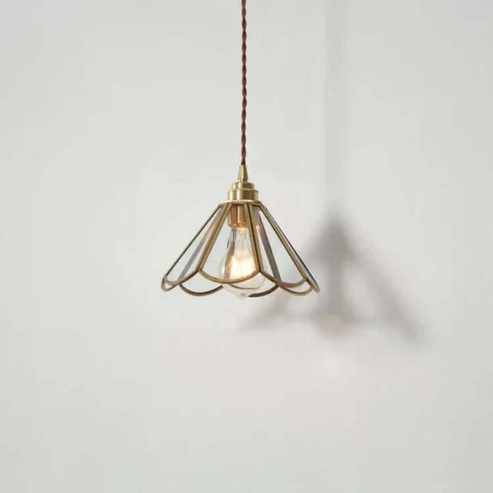 Messing & Glas Pendellampe - Moderne Indretningsbelysning