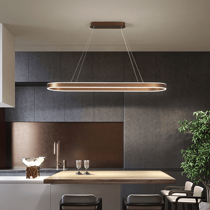 Moderne Spisebords Pendel - Rosaguld