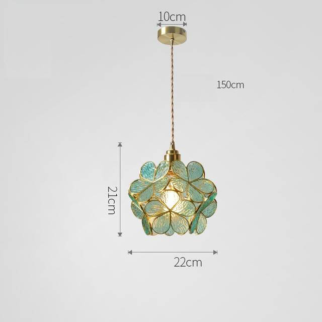 Elegant Glas Krone Pendel – Minimalistisk Indendørs Lampe
