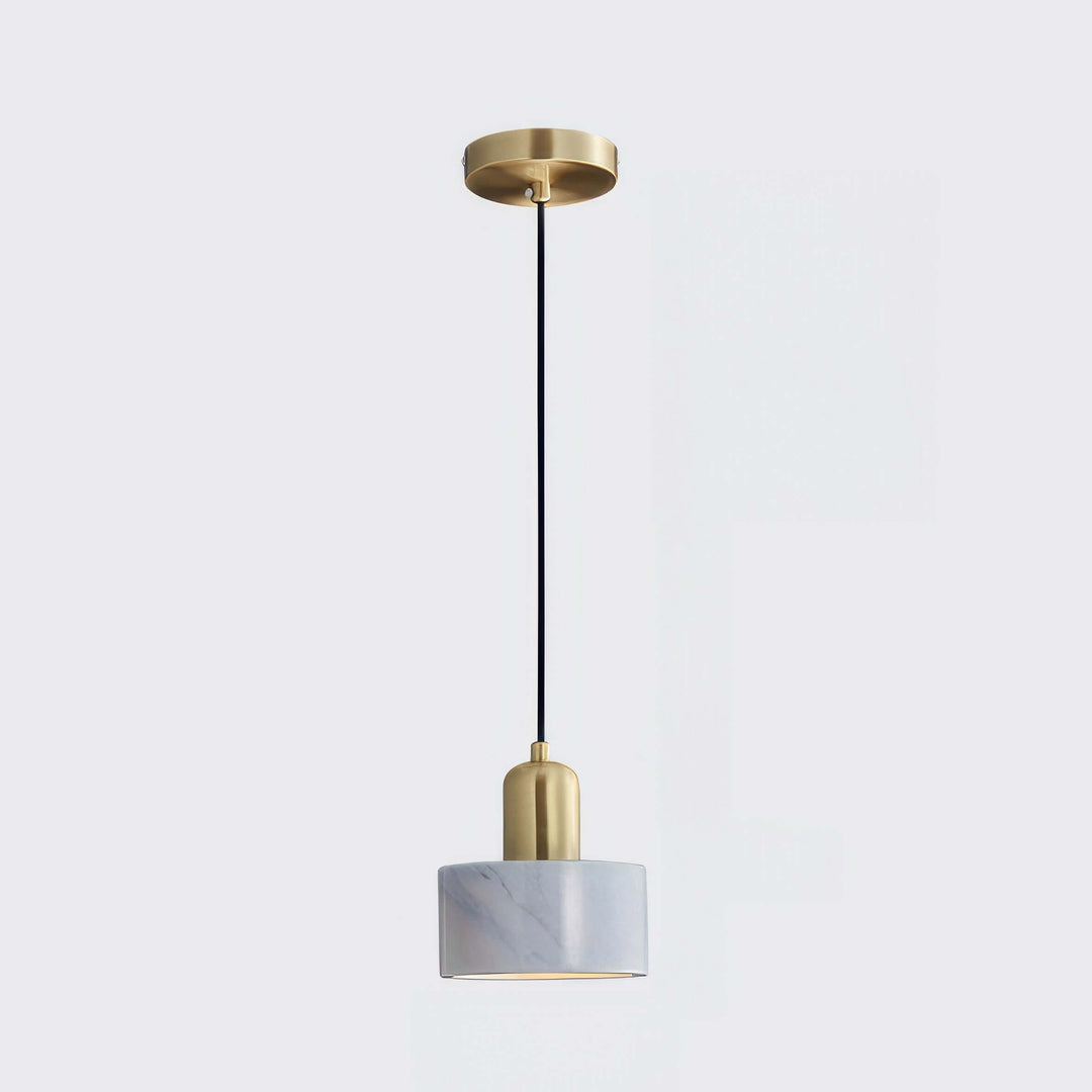 Moderne cylindrisk pendel lampe i japansk stil