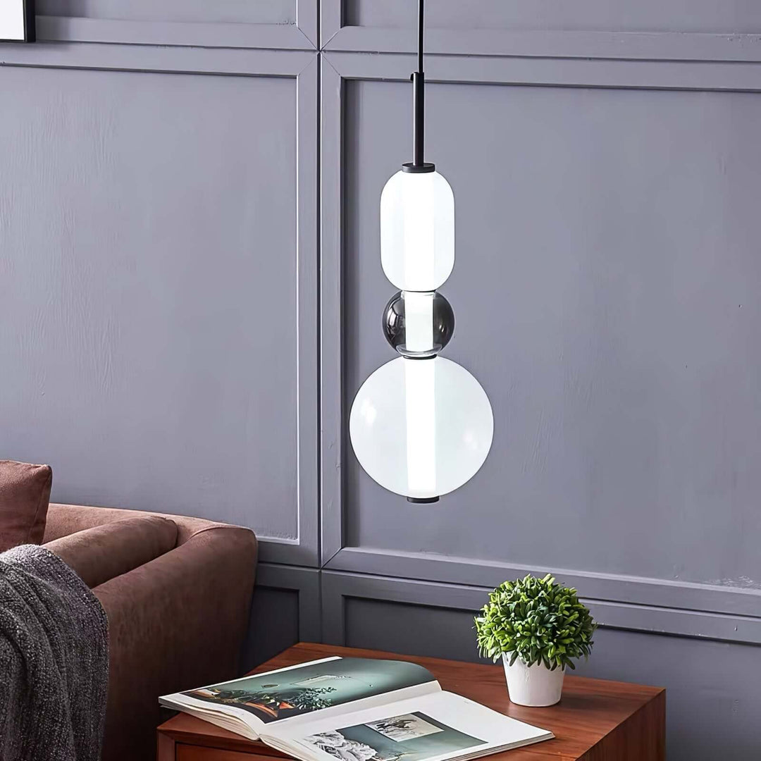 Lampe Pendante En Verre Confit