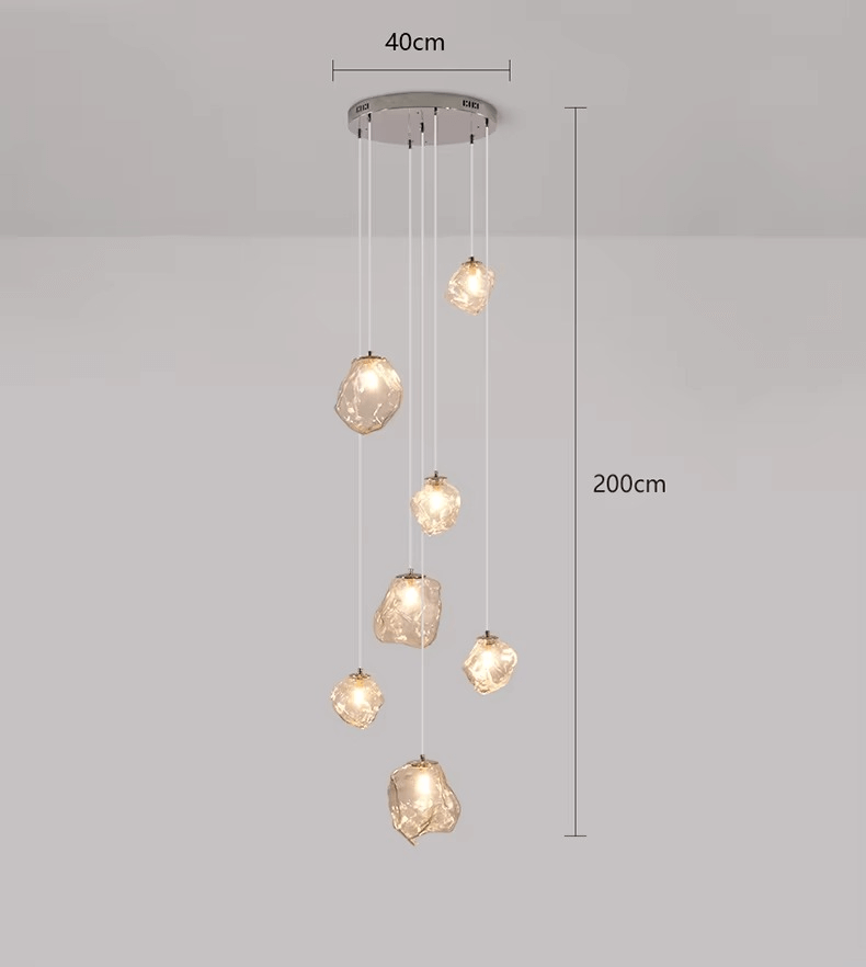 Moderne trappelys - LED-belysning