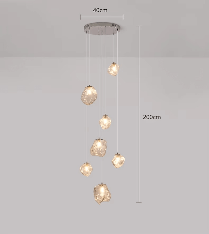 Moderne trappelys - LED-belysning