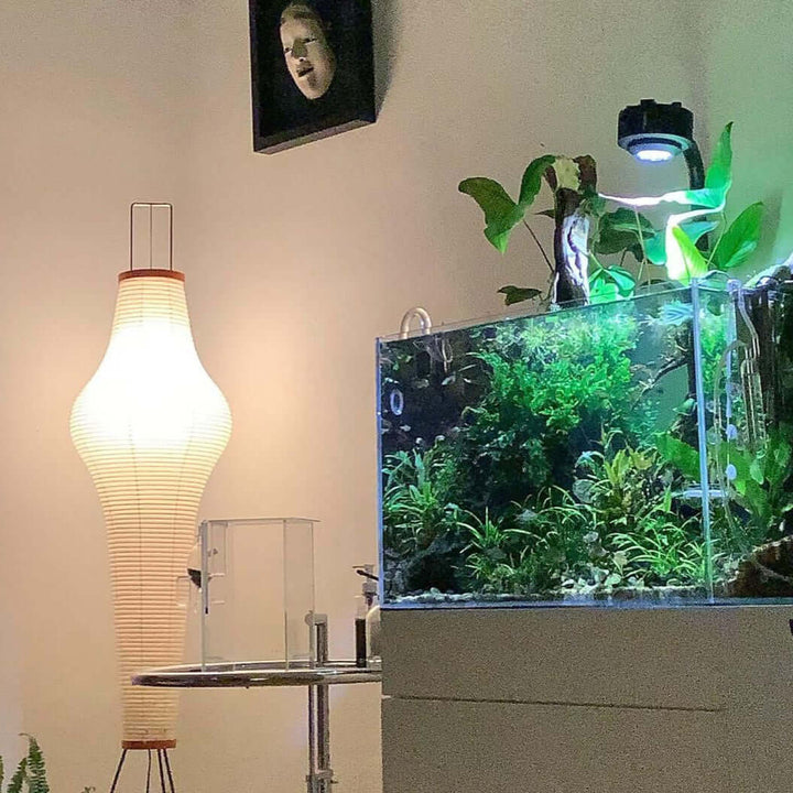 Lampadaire En Papier De Riz