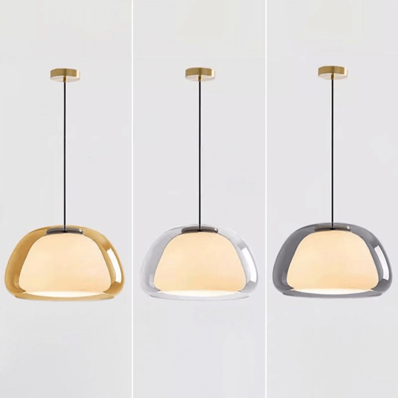 Moderne mælkeglas pendel - Stilfuld lampe til hjemmet