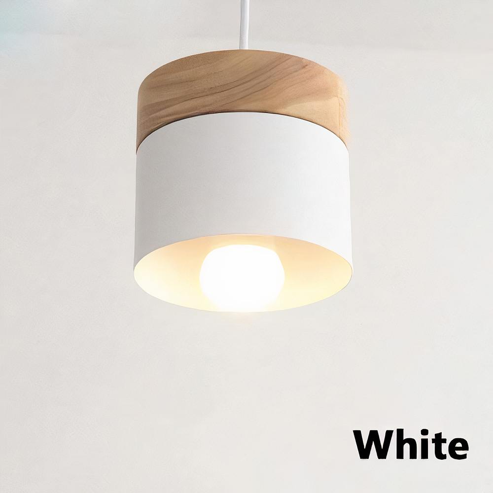 Elegant Træ Pendel - Børneværelse Natbordlampe