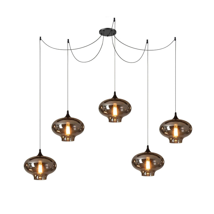 Moderne Glasflaske Pendellampe
