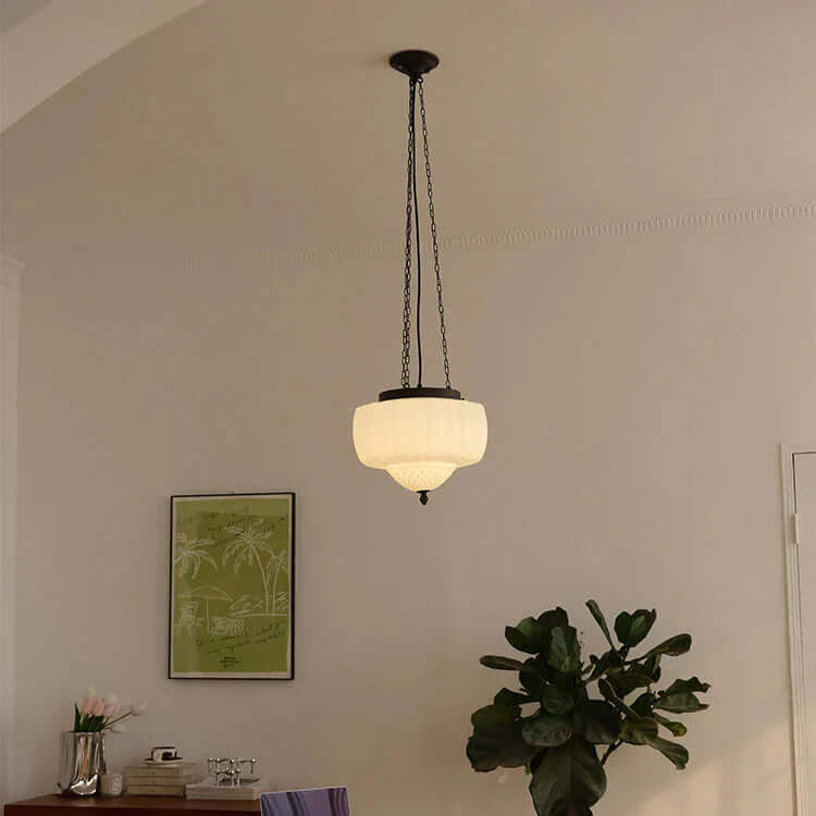 Moderne minimalistisk pendellampe i glas