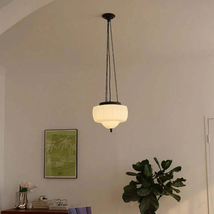 Moderne minimalistisk pendellampe i glas