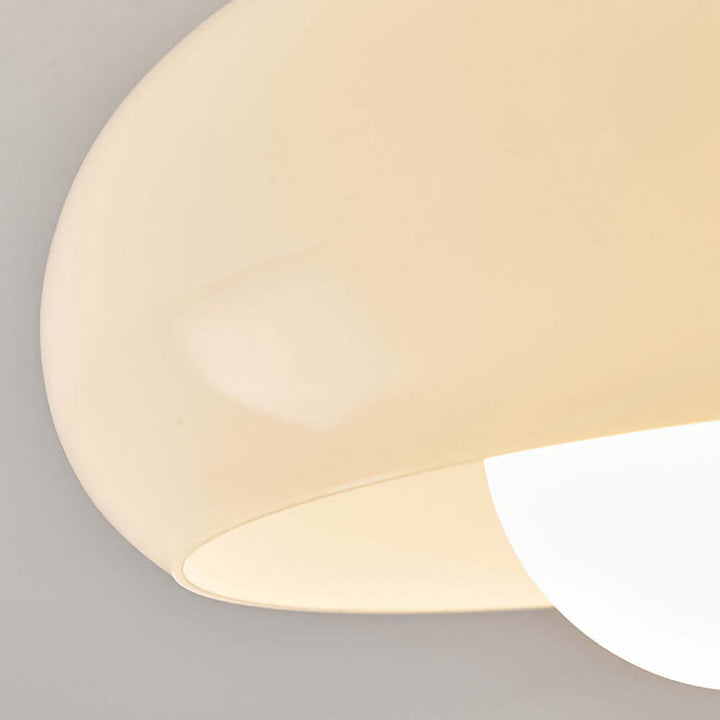 Hvid vintage lille loftslampe til entréen