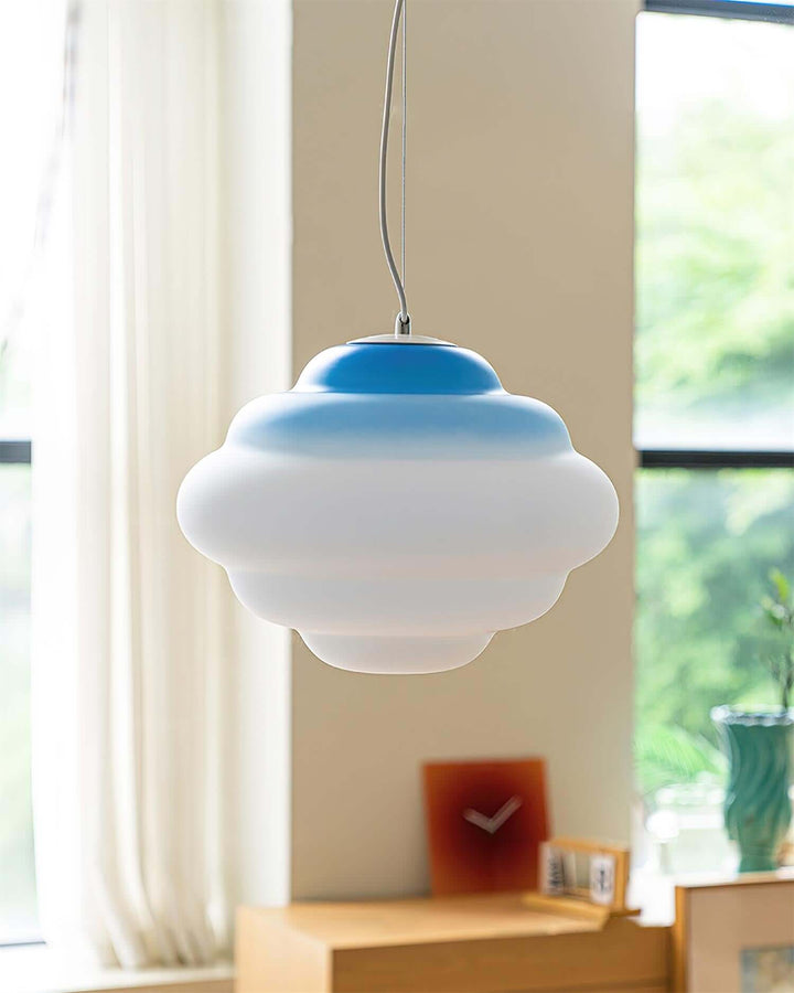 Moderne pendellampe med gradient farve