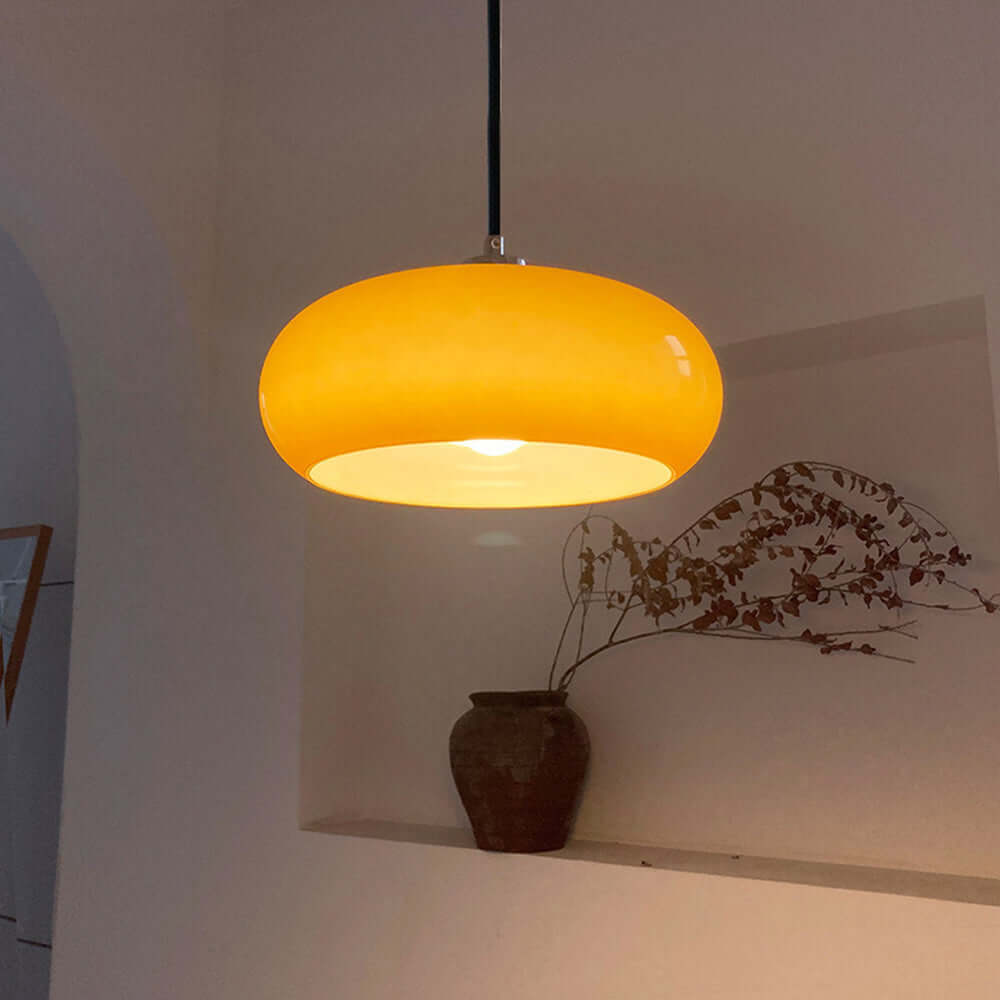 Moderne Glas krog - Detalje