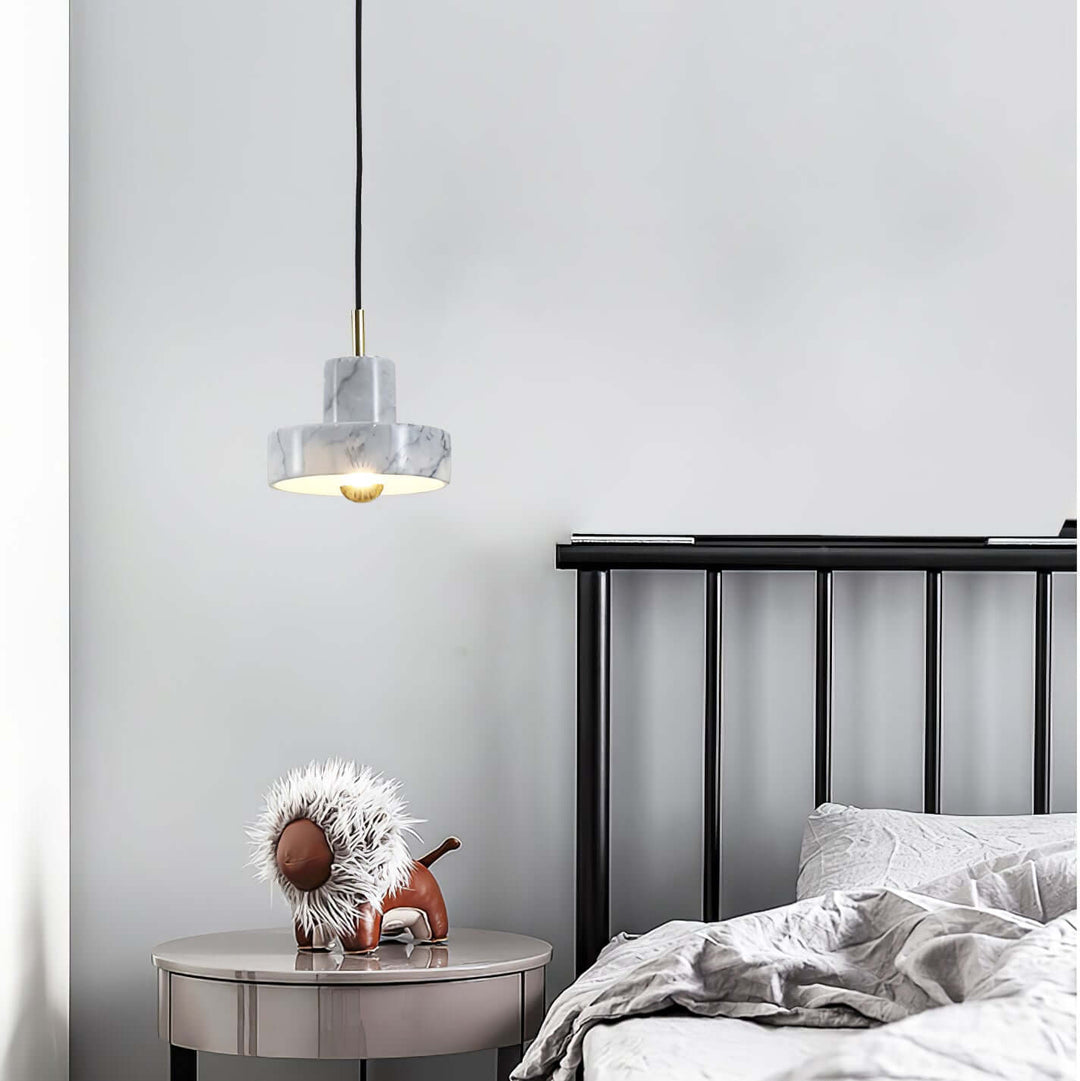 Marmoreret Aura Pendel Lampe