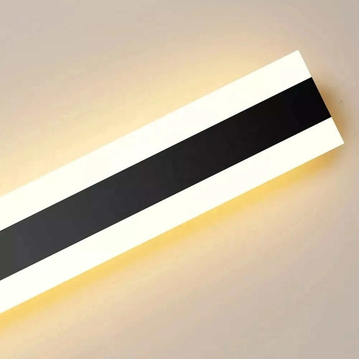 Moderne LED-væglampe - Stribet design