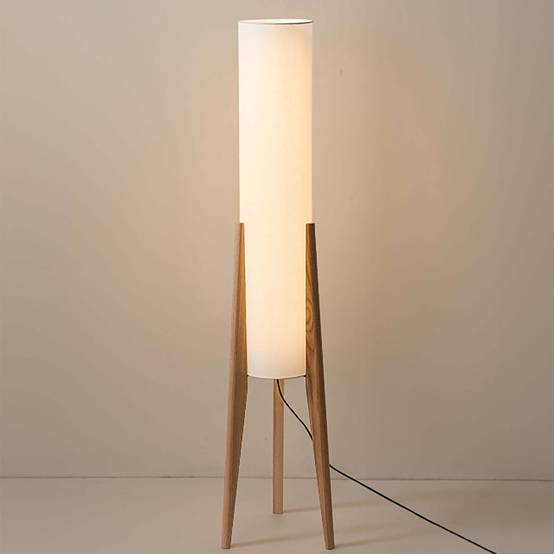 Moderne Bordlampe, Massivt Træ