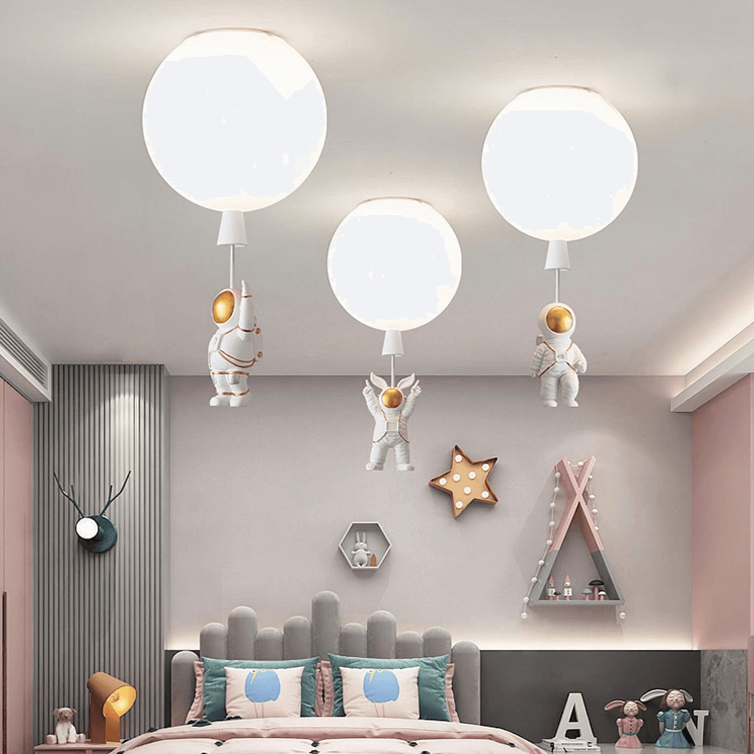 Moderne Måne/Astronaut LED Loftlampe
