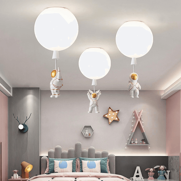 Moderne Måne/Astronaut LED Loftlampe