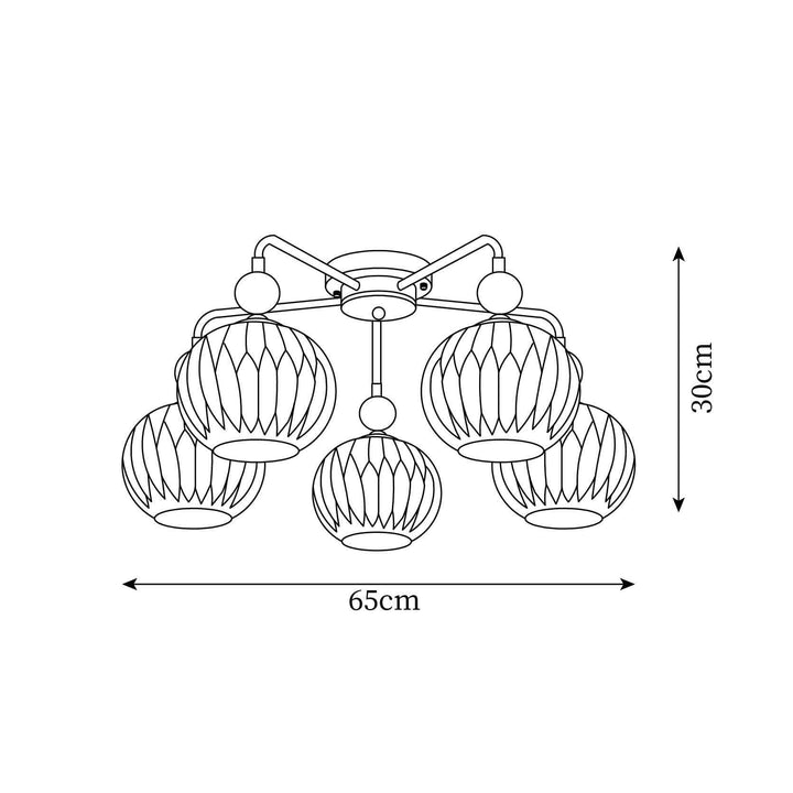 Moderne loftlampe