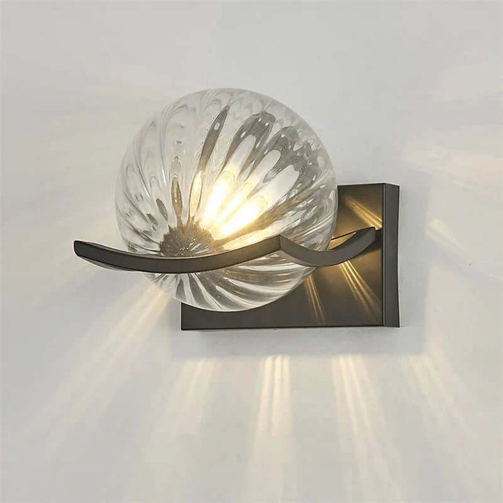 Moderne LED glasvæglampe