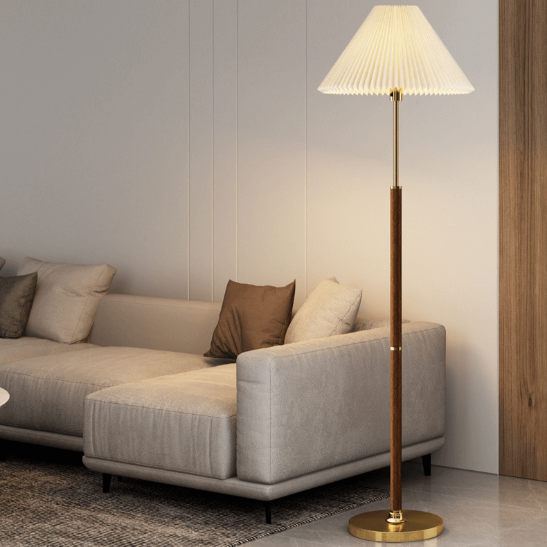 Moderne Rispapirlampe - Gulvlampe