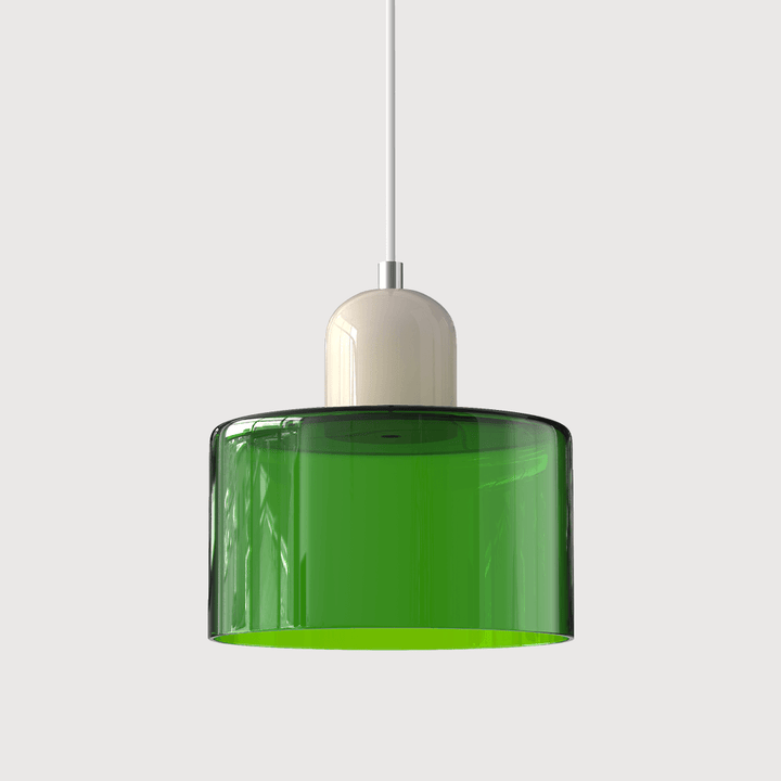 Moderni lasinen Bauhaus-tyylinen riippuvalaisin