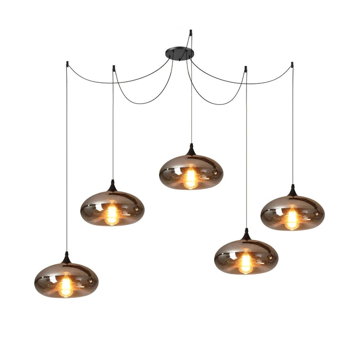 Moderne Glasflaske Pendellampe