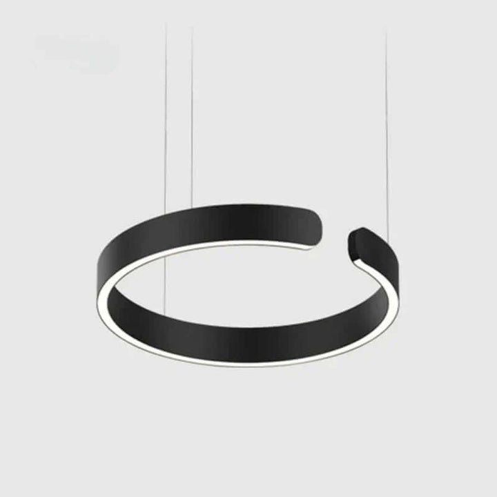 Moderne LED-cirkel loftlampe - stilfuld belysning til hjemmet