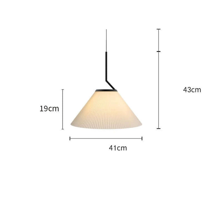Nordisk Rynket Creme Pendel Lampe