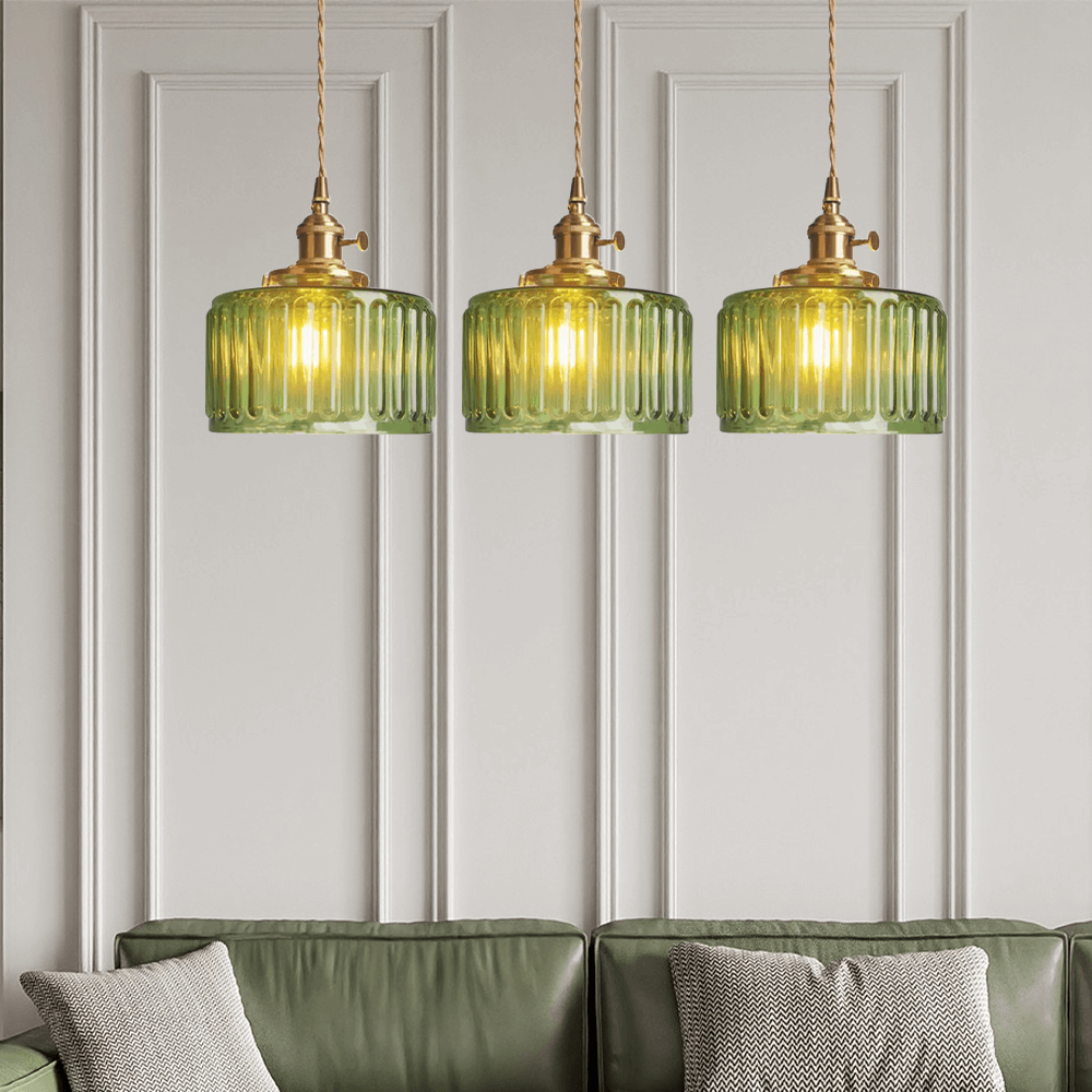 Vintage-stil glaspendel