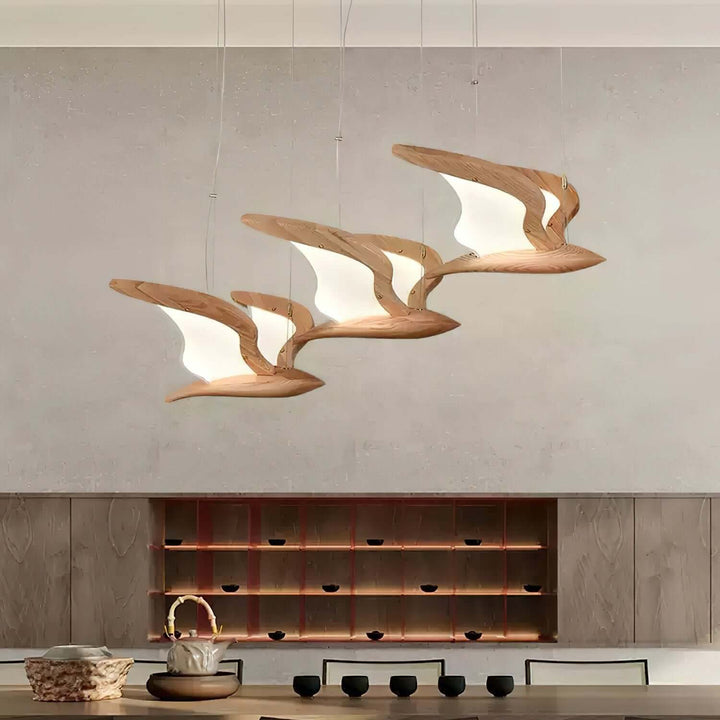 Moderne fugle-inspirerede pendellampe, stuelampe