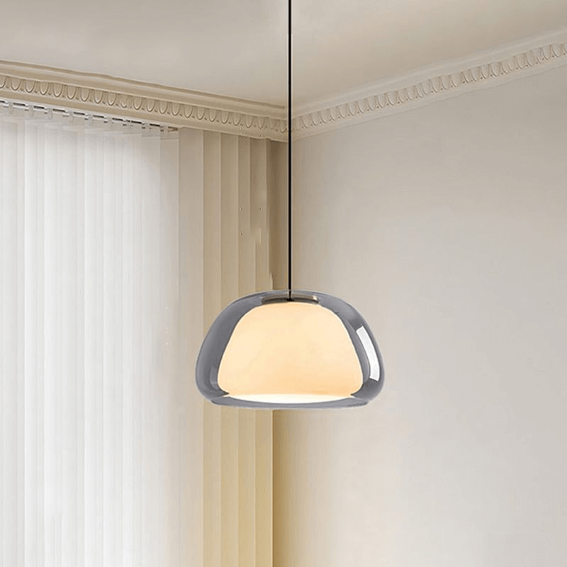 Moderne mælkeglas pendel - Stilfuld lampe til hjemmet
