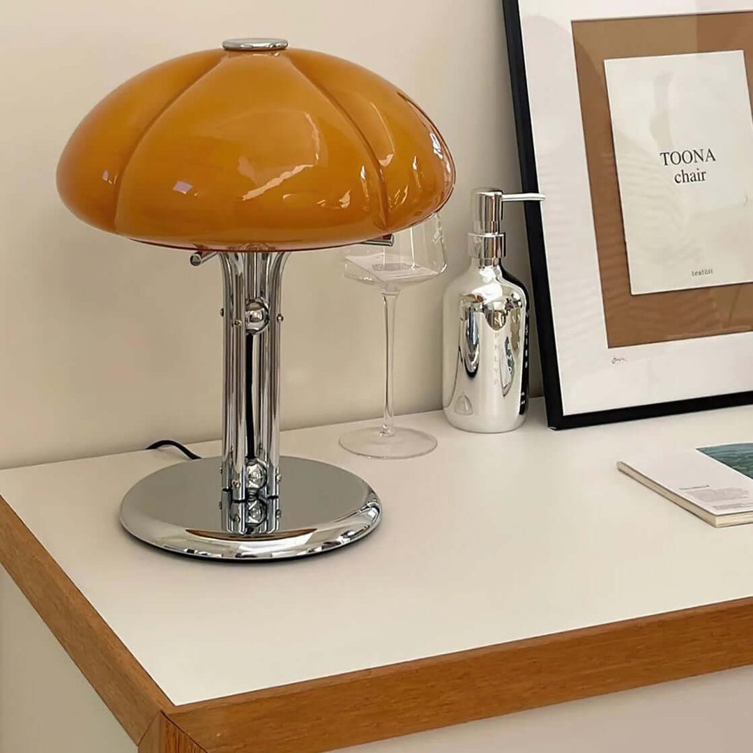 Bauhaus-stil svamp skrivebordslampe