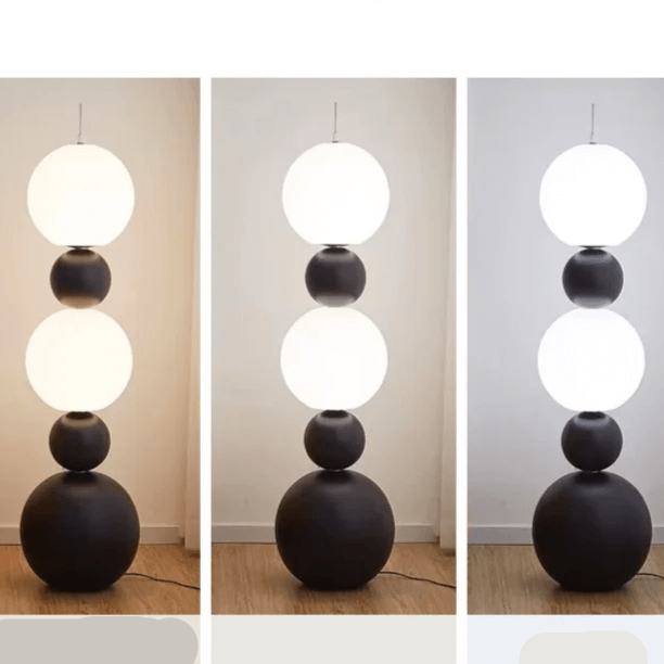 Moderne gulvlampe - Naturligt design
