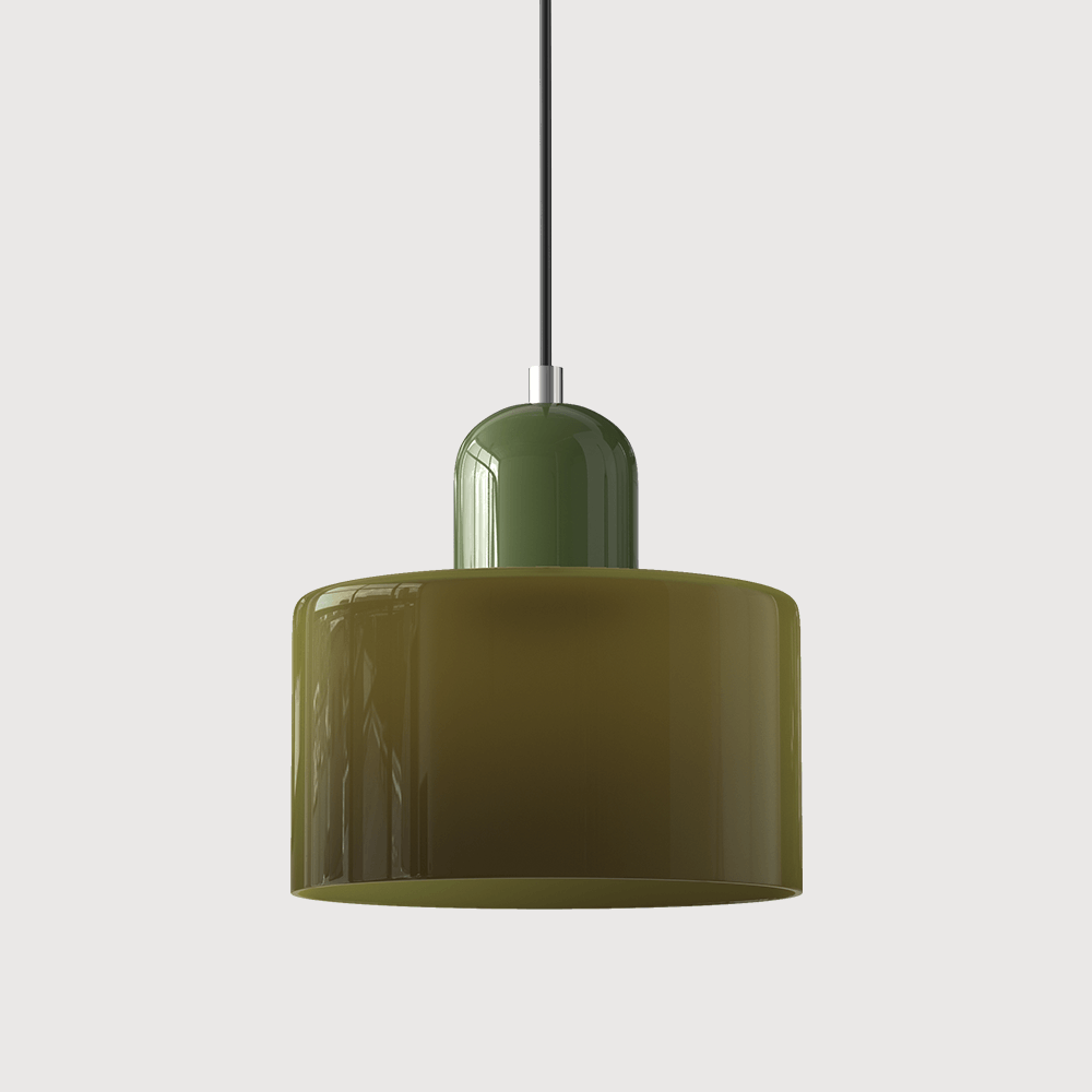 Moderni lasinen Bauhaus-tyylinen riippuvalaisin