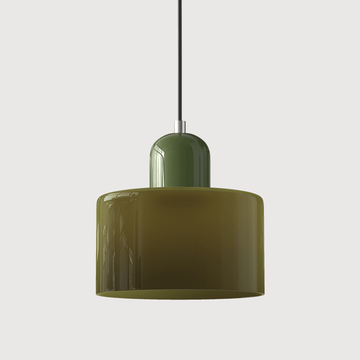 Moderni lasinen Bauhaus-tyylinen riippuvalaisin
