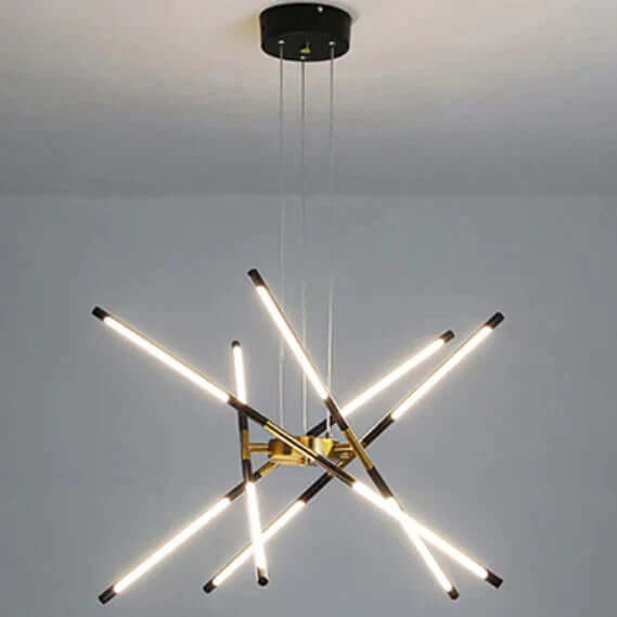 Moderne loftlampe med 10 lamper