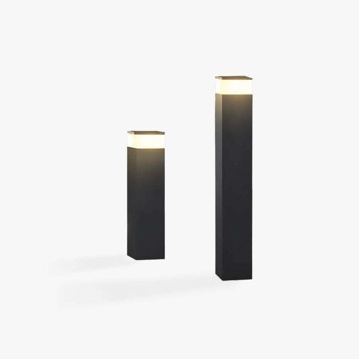 Moderne LED-udendørsarmatur i metal