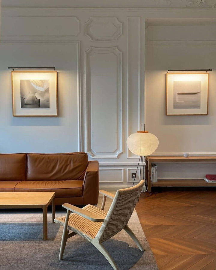 Lampadaire En Papier De Riz