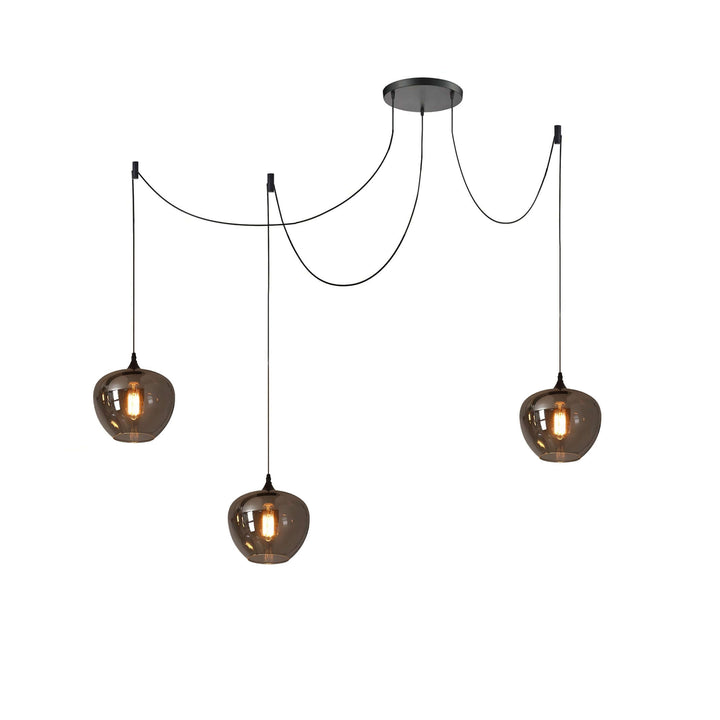 Moderne Glasflaske Pendellampe