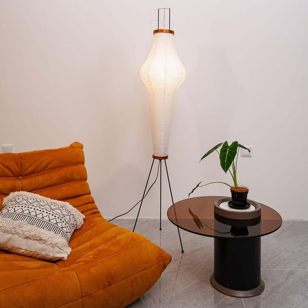 Lampadaire En Papier De Riz