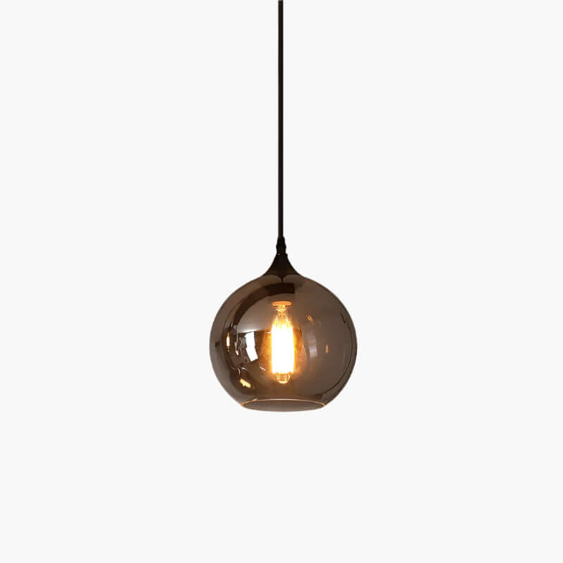 Moderne Glasflaske Pendellampe