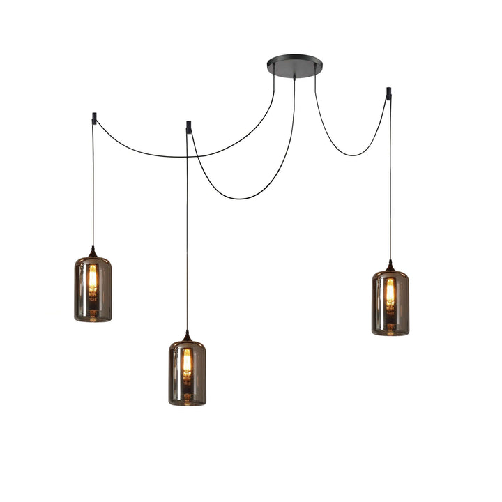 Moderne Glasflaske Pendellampe