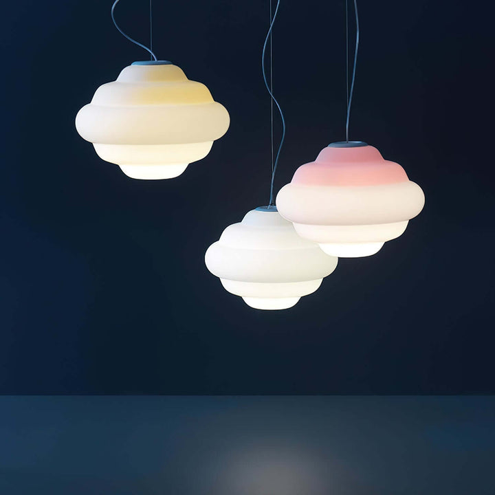 Moderne pendellampe med gradient farve