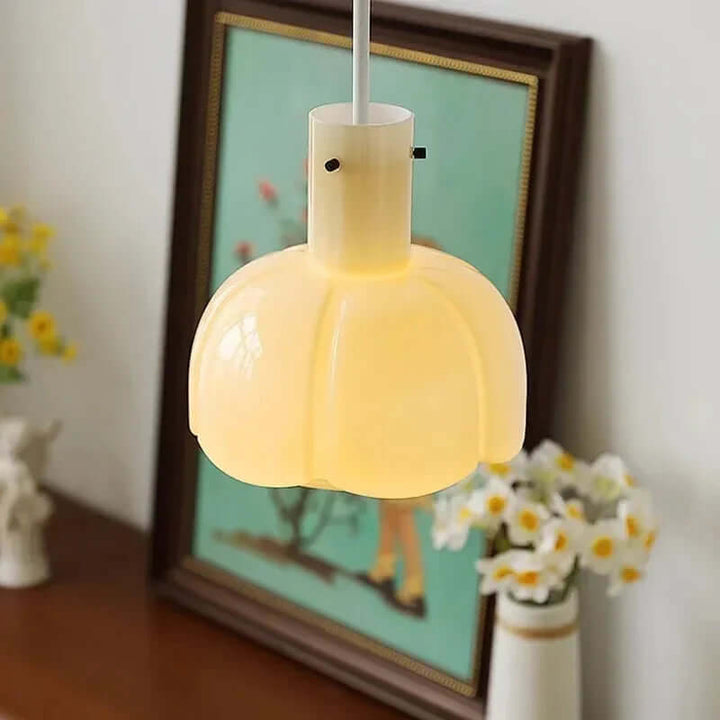 Moderne nordisk glas pendellampe