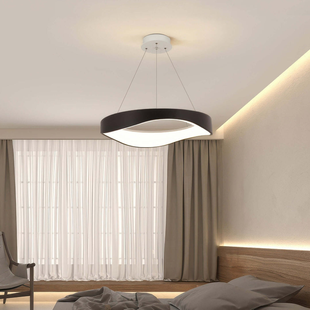 Moderne rund LED pendellampe til alsidig indendørs belysning