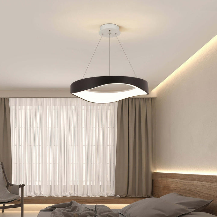 Moderne rund LED pendellampe til alsidig indendørs belysning