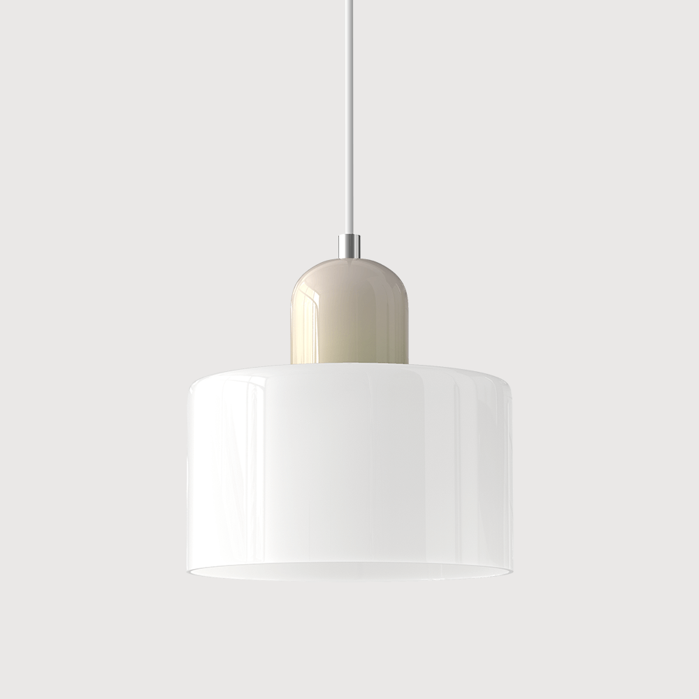 Moderni lasinen Bauhaus-tyylinen riippuvalaisin