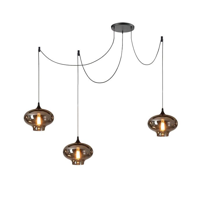 Moderne Glasflaske Pendellampe