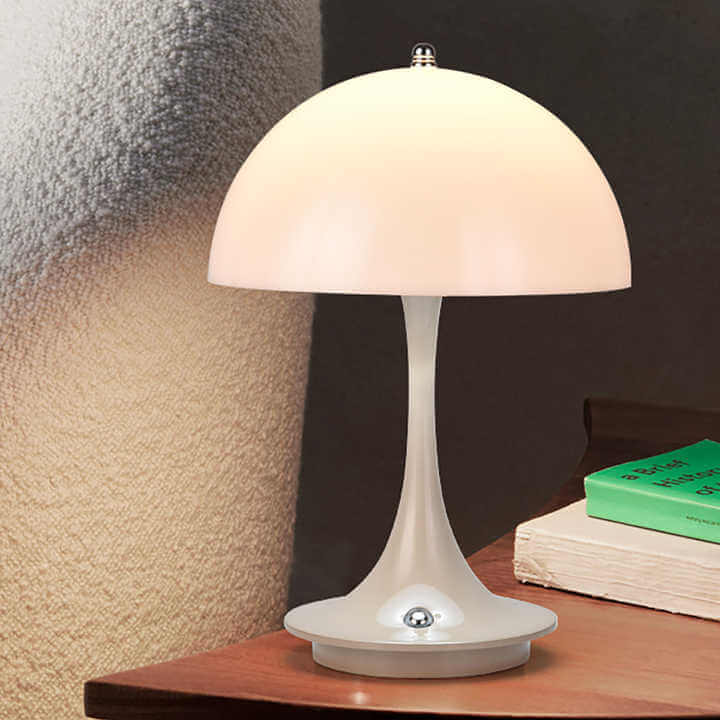 Moderne bordlampe med dæmpningsfunktion