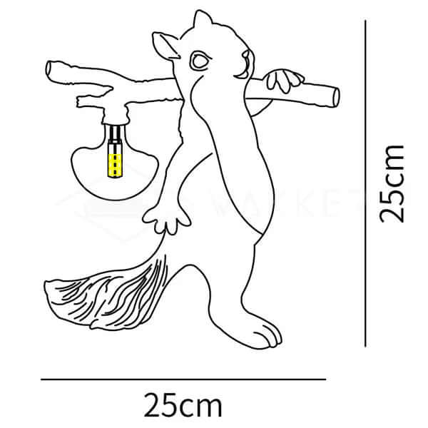Lampe De Table Écureuil